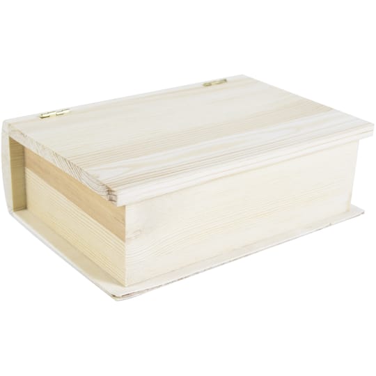 Multicraft Wood Keepsake Book Box